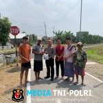 Antisipasi Kecelakaan, Sat Lantas Polres Wonogiri Pasang Polisi Tidur di Perlintasan Tanpa Palang Pintu