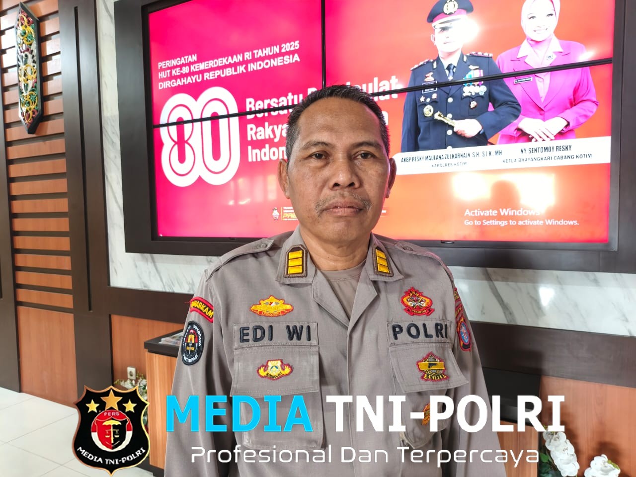‎Ingatkan Personel , Kapolres Kotim Disiplin Adalah Marwah Institusi