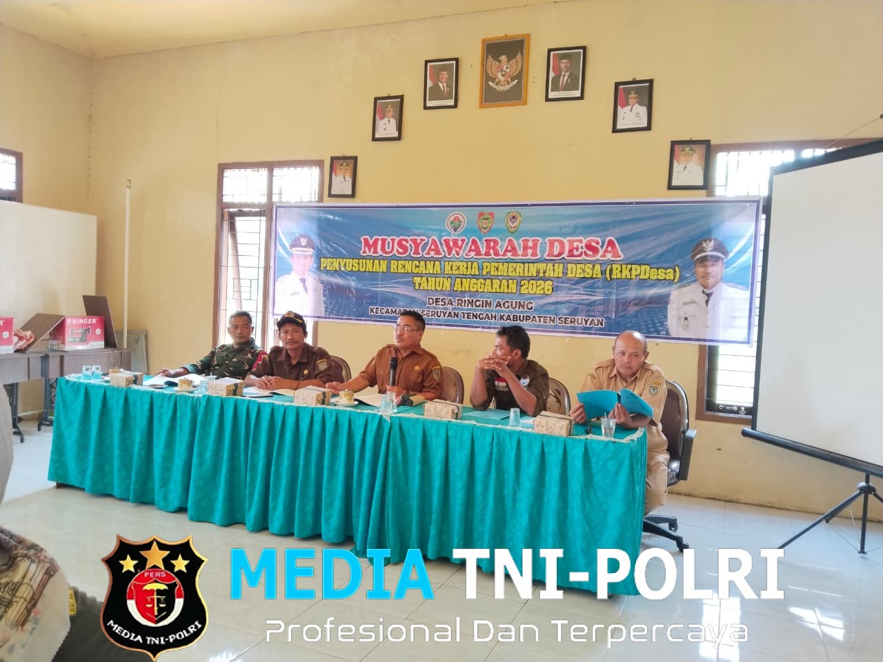 Babinsa Koramil 1015-12/Seruyan Hadiri Musdes RKP Desa Ringgin Agung