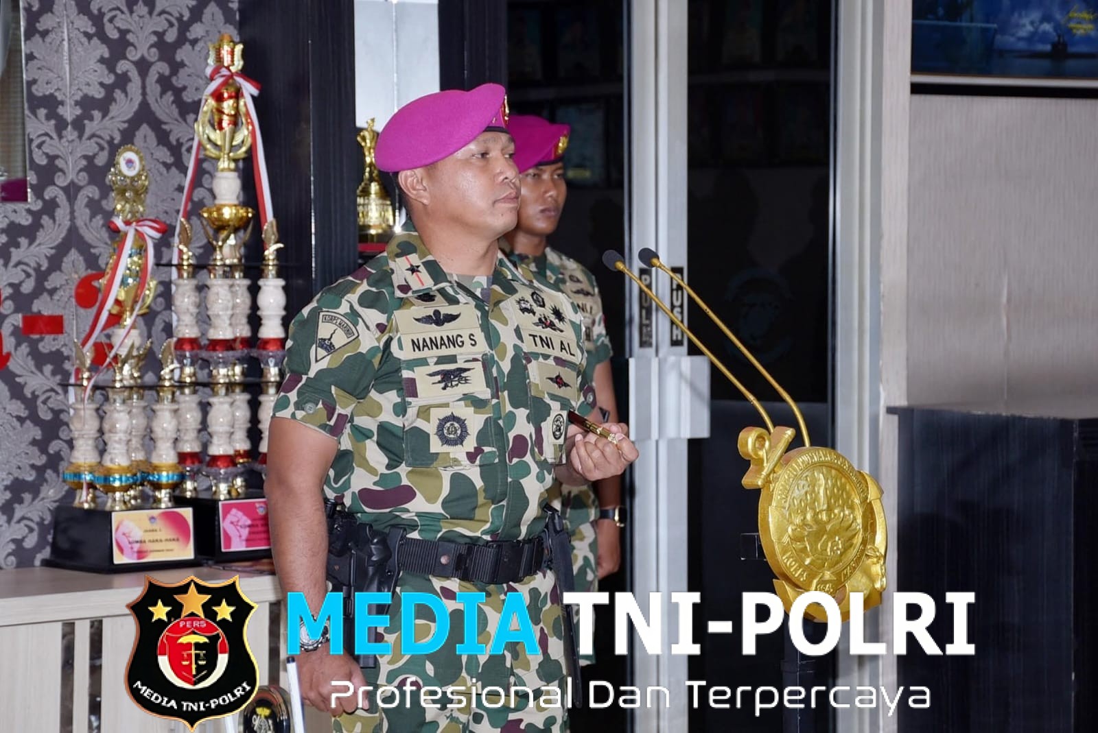 Komandan Pasmar 2 Pimpin Sertijab Aspers Komandan Pasmar 2