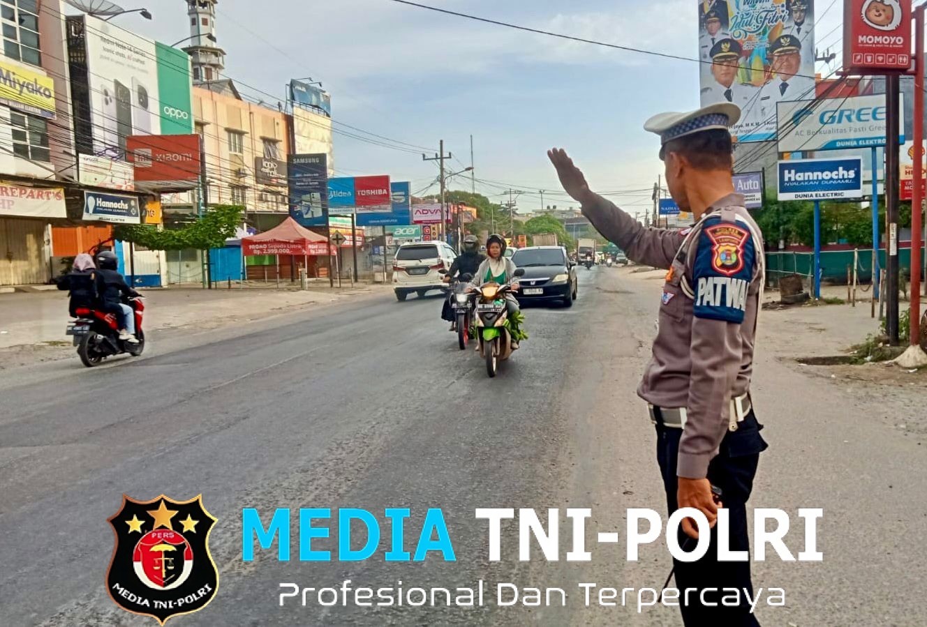 Pam Rawan Pagi, Wujud Pelayanan Prima Polres Lampung Tengah kepada Masyarakat