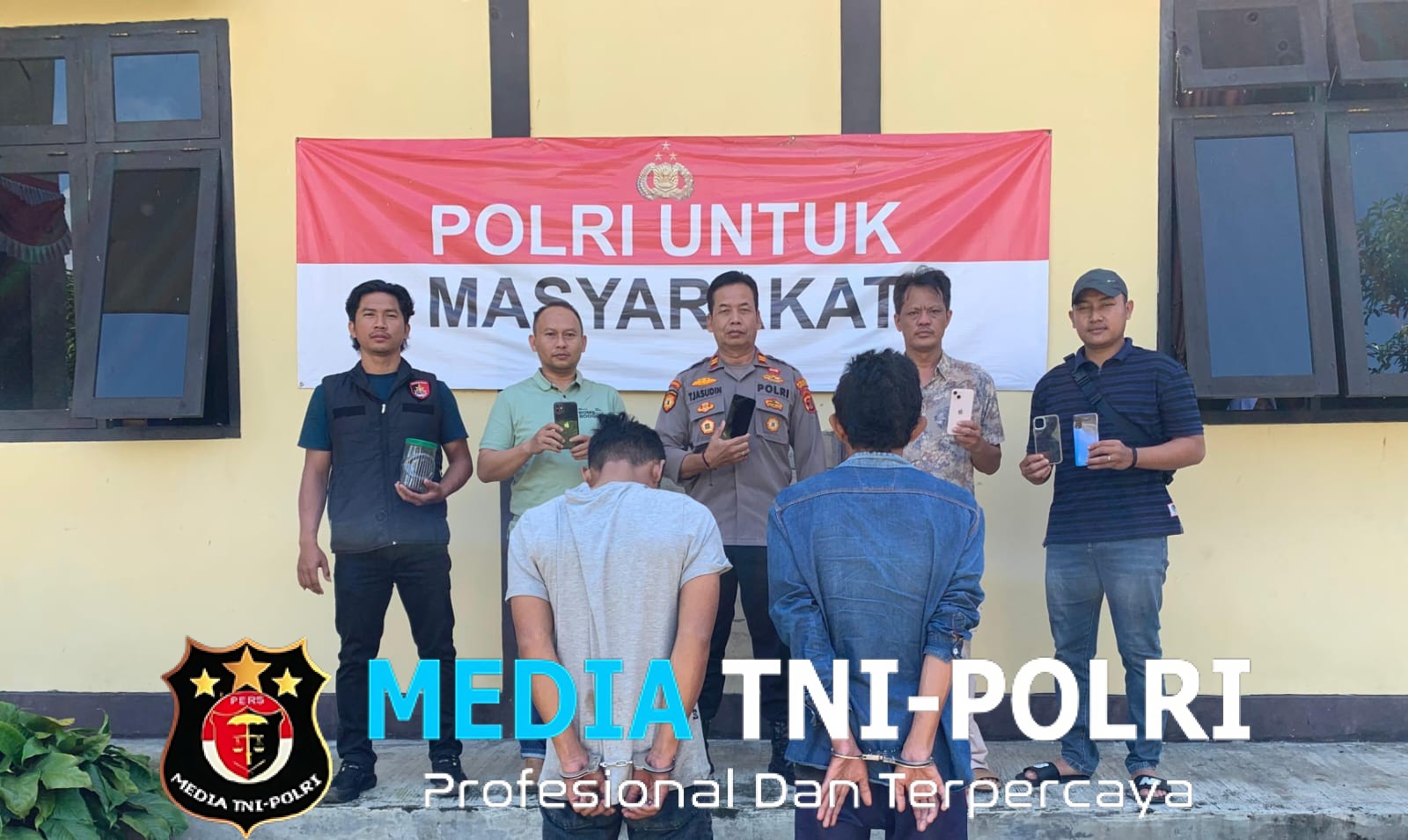 Mahasiswa KKN Malahayati Apresiasi Polsek Wonosobo Polres Tanggamus Ungkap Kasus Pencurian 4 Handphone