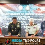 Pererat Hubungan Militer, TNI Dan CAF Tanda Tangani MoU