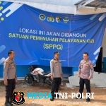 Kapolres Mesuji Melakukan Pengecekan Renovasi Gedung Dapur SPPG Terbesar di Lampung