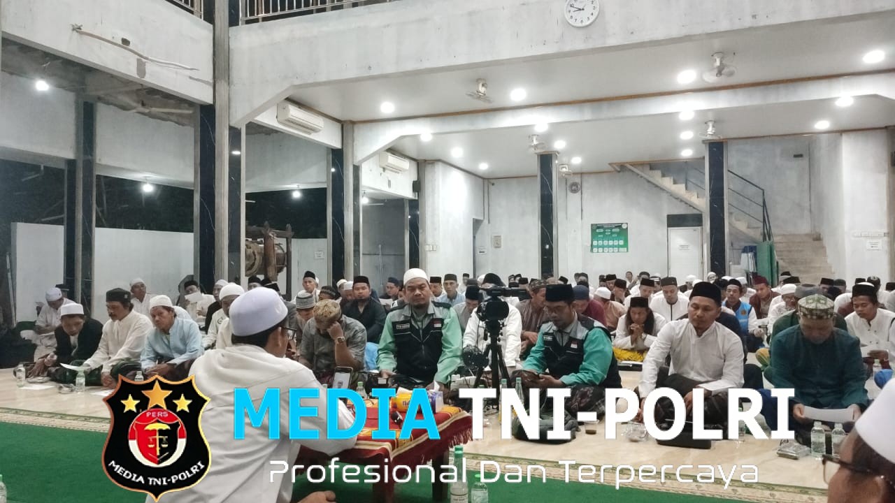 Kapolsek Cikarang Selatan Hadiri Ta’lim Rutin FK-DKM Bersama Ulama dan Tokoh Desa Ciantra