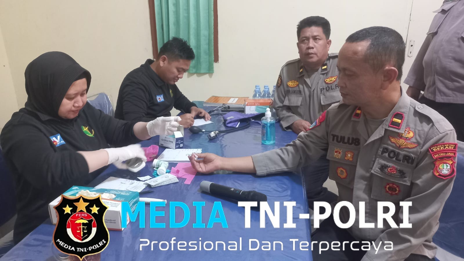 Polsek Cibarusah Polres Metro Bekasi Gelar Pemeriksaan Kesehatan Bagi Personel, Wujudkan Kesehatan Optimal untuk Pelayanan Masyarakat!
