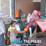 Intervensi Cegah Stunting, Babinsa Purwokerto Srengat Beri Motivasi Posyandu Delima Di Blitar