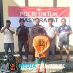 Polsek Wonosobo Bersama Warga Tangkap Pelaku Curanmor Bersenjata Tajam