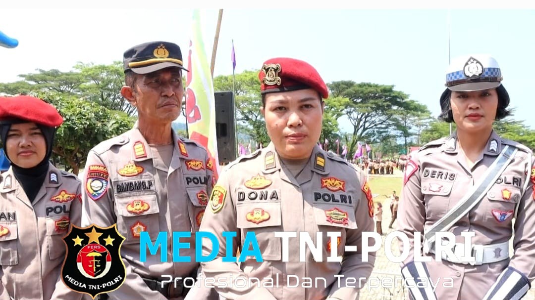 Cegah Kekerasan, Polwan Polres Tanggamus Gelar Kampanye “Rise and Speak” di Apel Besar HUT ke 64 Pramuka