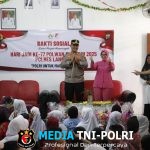 Polres Langkat Gelar Bhakti Sosial di SLB Negeri Stabat, Rayakan HUT Polwan ke-77 dengan Penuh Haru