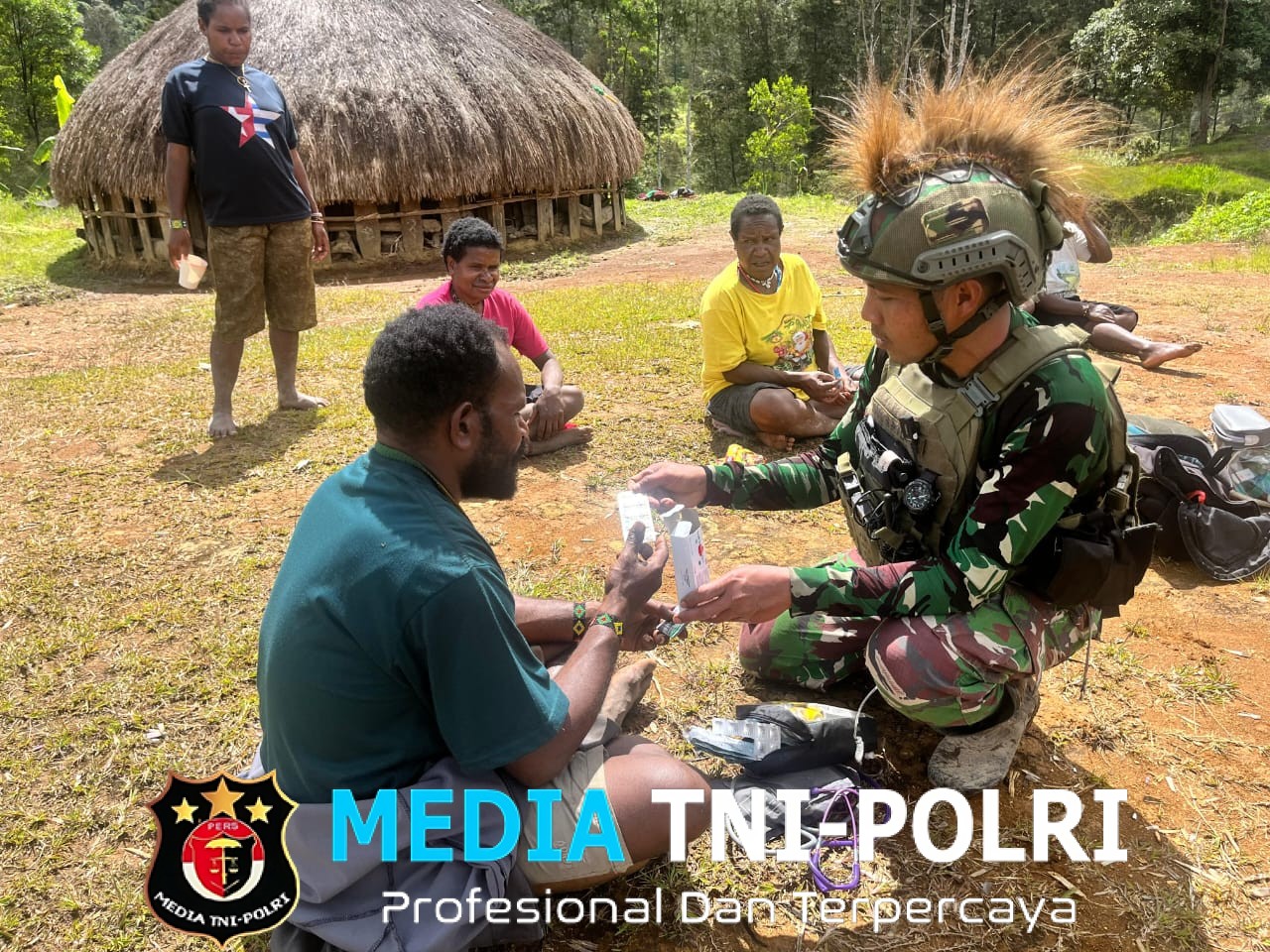 Menyapa Tuanggi, Merawat Papua Prajurit Satgas 700/WYC dalam Safari Honai