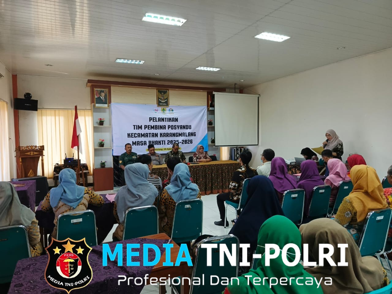Batuud Koramil Hadiri Pelantikan Tim Pembina Posyandu, Tingkatkan Sinergi Untuk Kesehatan Masyarakat