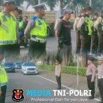 Kapolsek Cikarang Selatan Gelar Apel Pengamanan Keberangkatan Massa Serikat Pekerja ke Istana Negara dan Gedung DPR RI