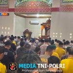 Kapolda Lampung Sampaikan Bela Sungkawa, Personel Polda dan Masyarakat Gelar Sholat Gaib