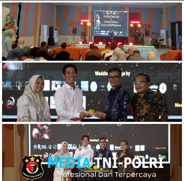 Wakili Bupati Pringsewu, Asisten Ekobang Hendrid , Resmikan Ballroom Hotel Regency