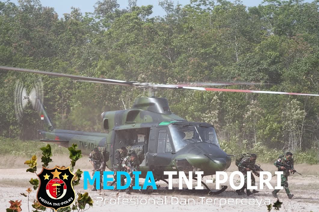 Prajurit TNI Asah Kemampuan Mobil Udara dalam Super Garuda Shield 2025