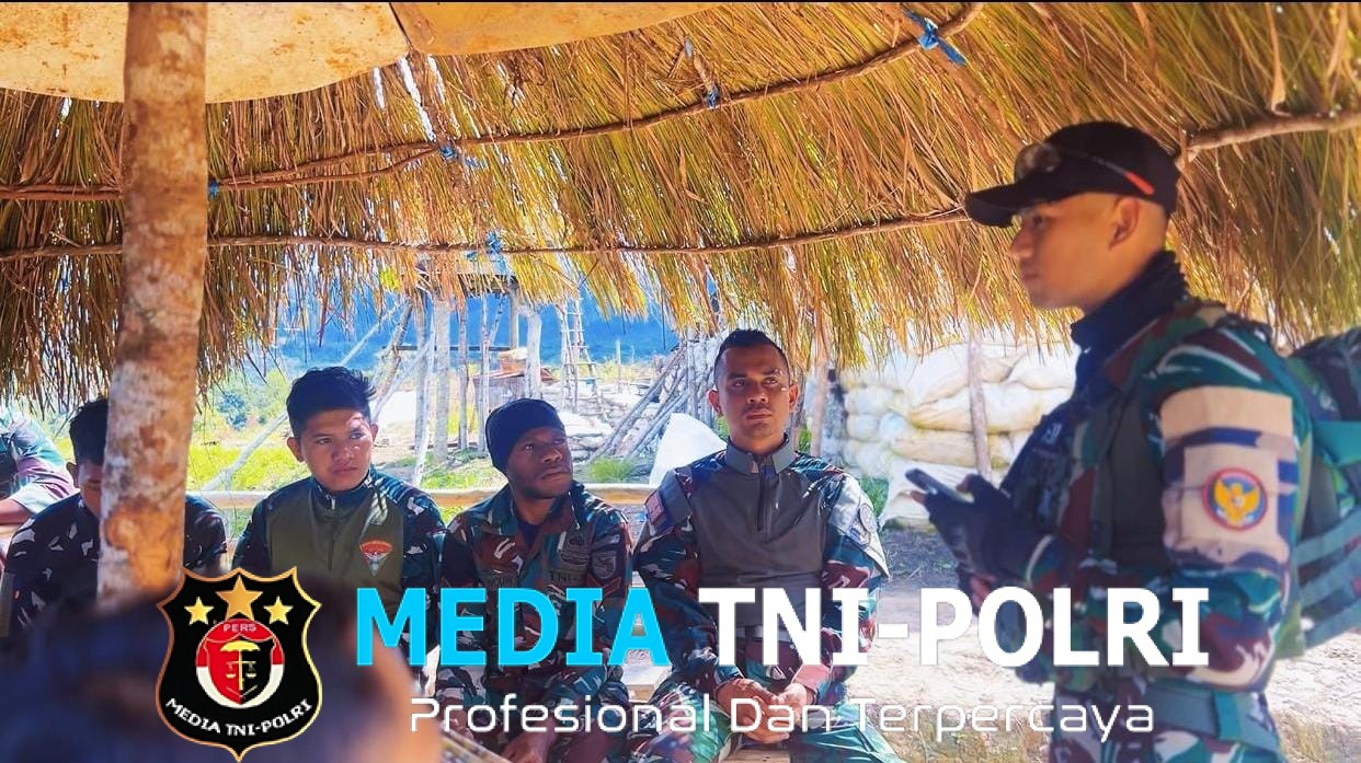 Pembekalan Hukum ke Pos Pos TNI untuk Tegakkan Disiplin dan Waspada Hadapi Ancaman di Wilayah Perbatasan RI-PNG