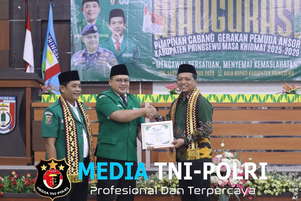 Pelantikan Pengurus PC Gerakan Pemuda Ansor Kabupaten Pringsewu, Dihadiri Bupati Pringsewu
