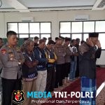 Komunitas Ojek Bersama Jajaran Polres Mesuji Gelar Sholat Gaib dan Doa bersama untuk Affan Kurniawan