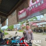 Kanit Binmas Polsek Kuala Behe Laksanakan Patroli Rutin Sampaikan Pesan Kamtibmas Kepada Warga