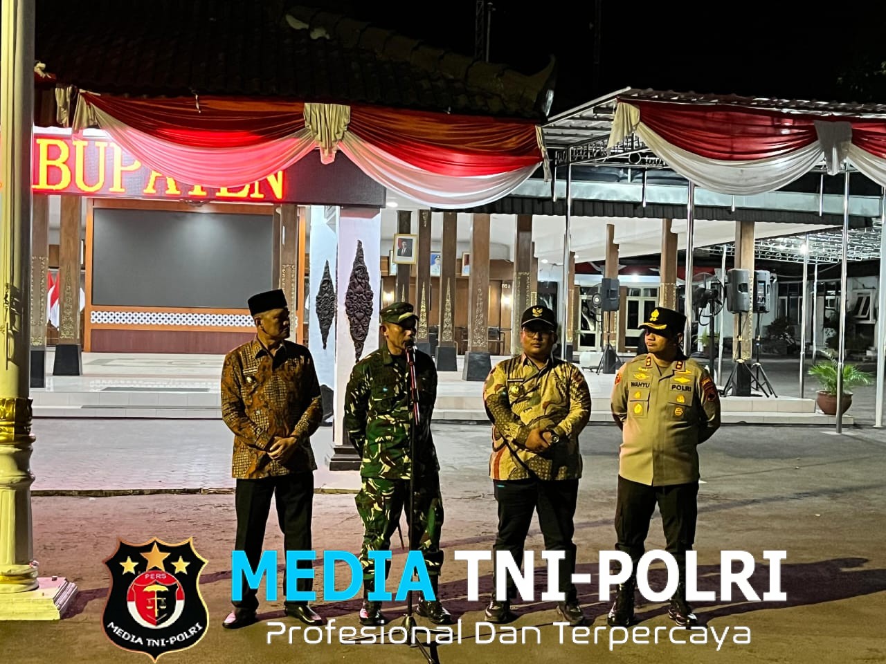 Bupati Wonogiri Setyo Sukarno, ” Ayo Jaga Wonogiri Tetap Kondusif “