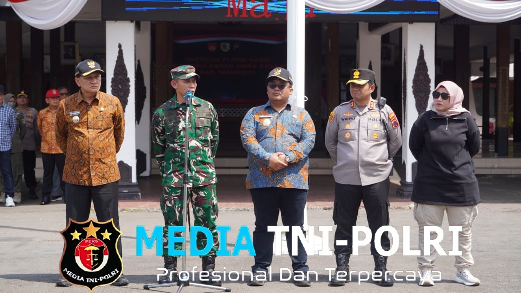 Bupati, Kapolres, dan Dandim Pimpin Apel Gabungan Kesiapsiagaan di Wonogiri