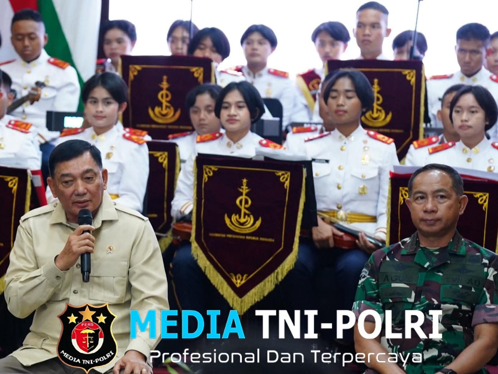 Panglima TNI Dampingi Menhan RI Beri Arahan Kadet Unhan Asal Palestina