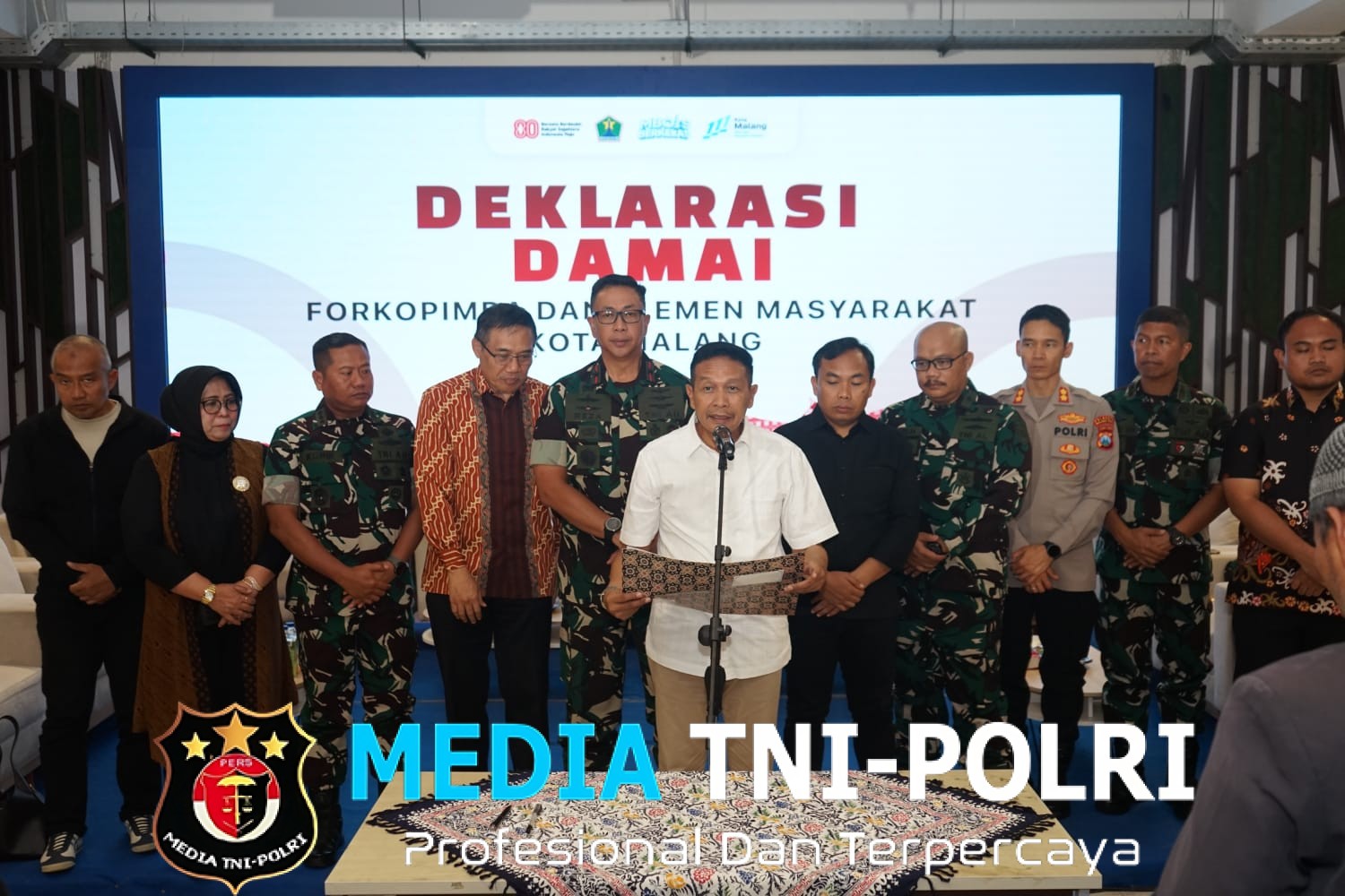 “Malang Bersatu! Warga, Tokoh Agama, dan Forkopimda Kompak Tegakkan Kota Damai”