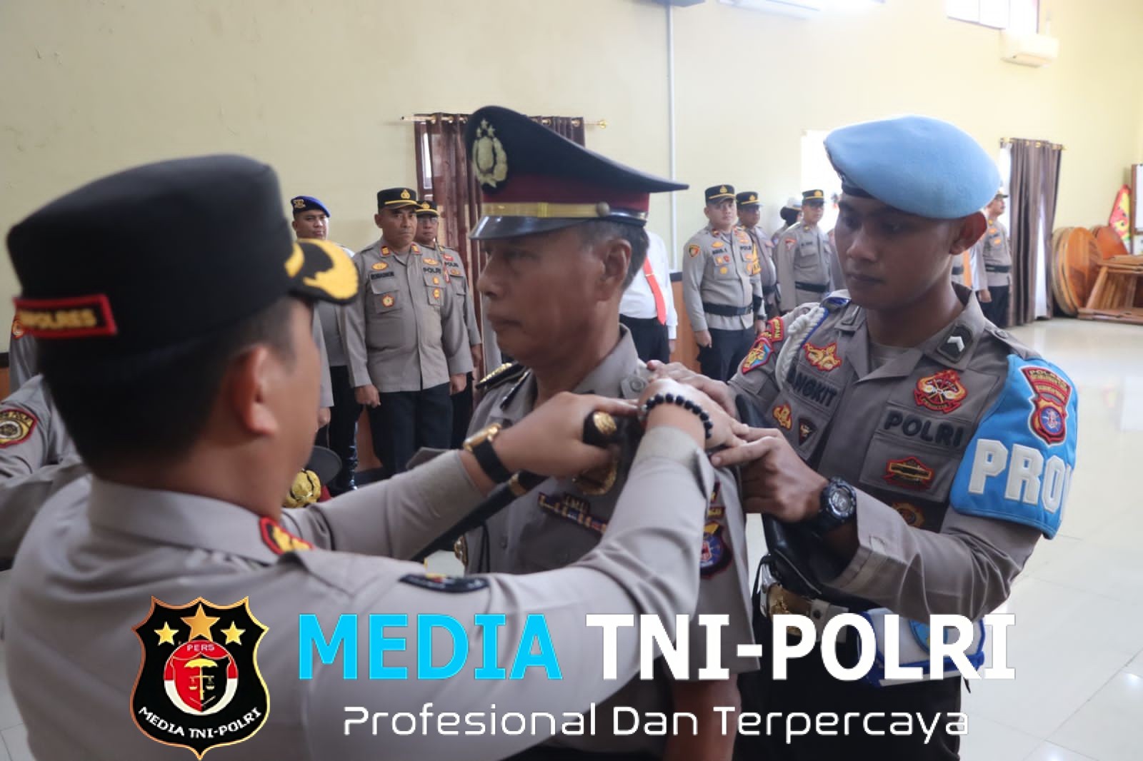 Polres Kotim Gelar Upacara Kenaikan Pangkat Pengabdian dan Pemberian Reward