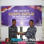 Lanmar Sorong Gelar Syukuran HUT ke-77 Korps Suplai di Lobby Mako Lanmar Sorong