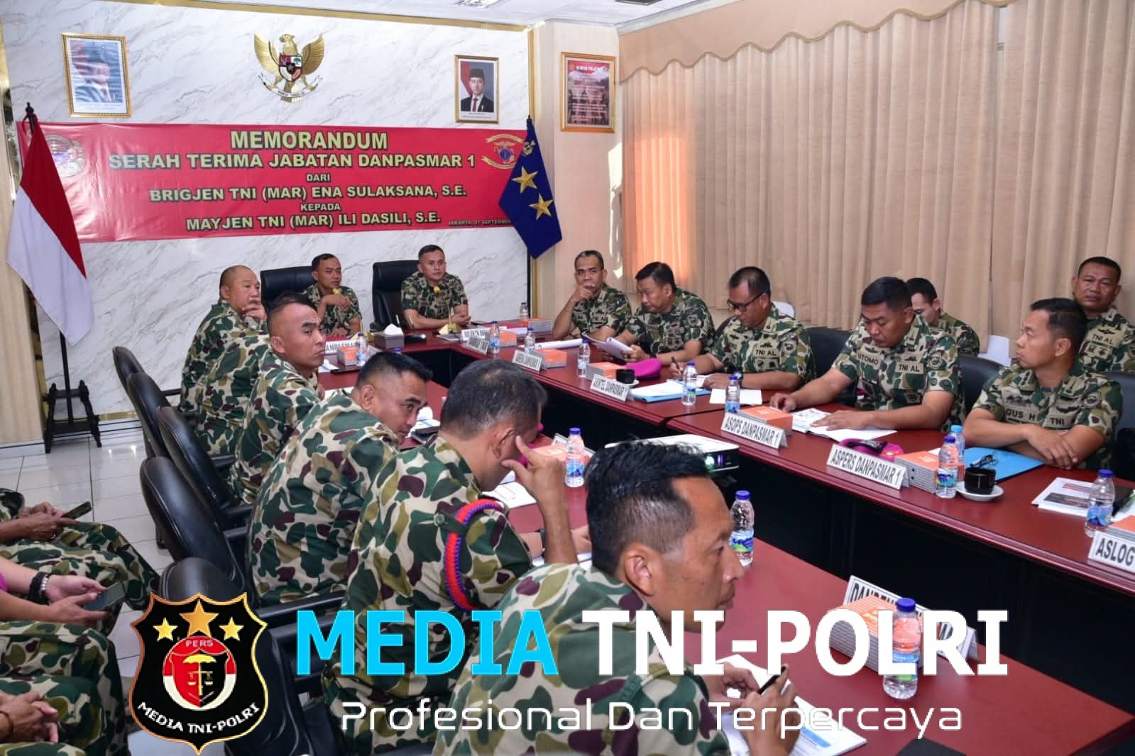 Memorandum Awali Rangkaian Serah Terima Jabatan Komandan Pasmar 1