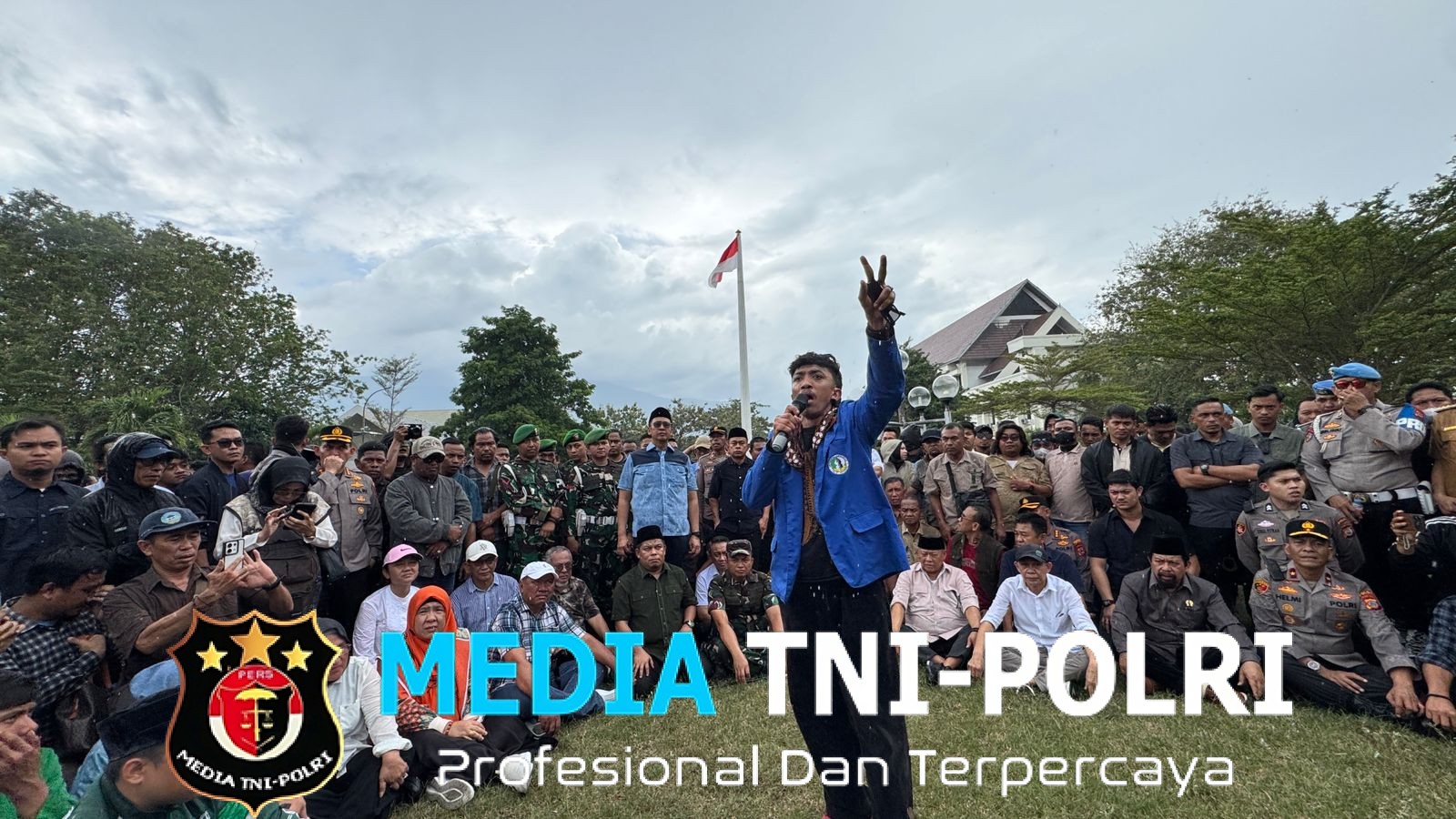 Hadir di Tengah Pendemo, Danrem 132/Tdl Rangkul Mahasiswa dengan Pendekatan Humanis