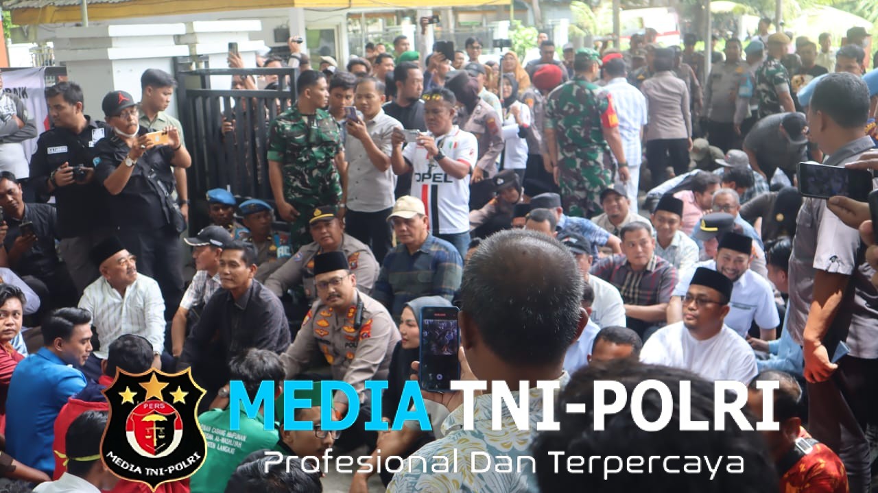 Kapolres Langkat Pimpin Langsung Pengamanan Aksi Unjuk Rasa Mahasiswa, Aksi Berjalan Damai dan Tertib