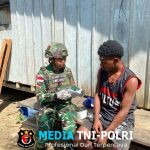 Penyuluhan kesehatan Satgas Yonif 521/DY, Cintai Kesehatan di Kampung Muaranawa