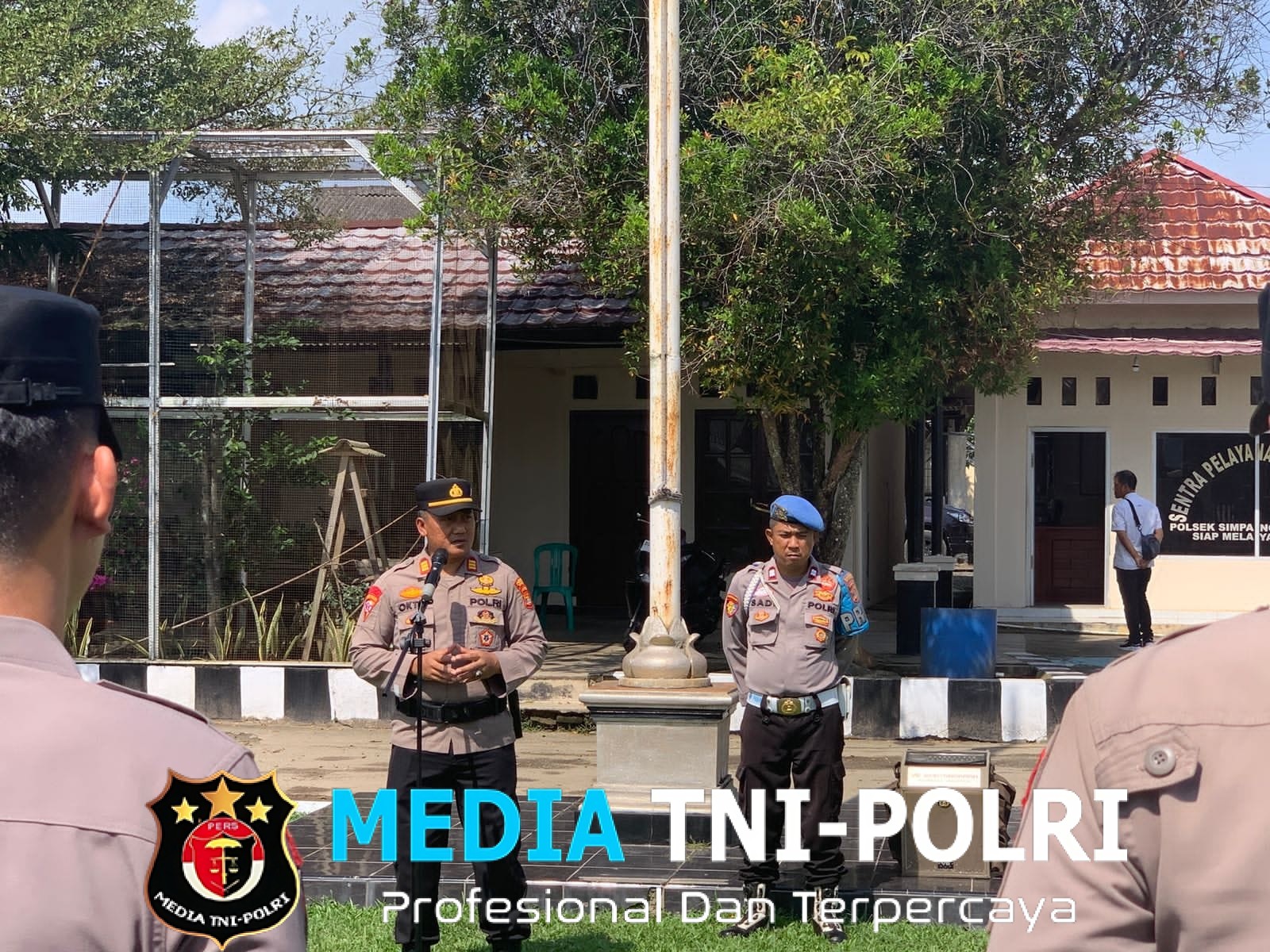 Polres Mesuji Gelar Apel Siaga dan Patroli Gabungan, Amankan Objek Vital Jaga kondusivitas Wilayah
