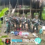 Marinir Rebut dan Kuasai Markas Separatis OPM di Muara Oaisin, Aifat Selatan