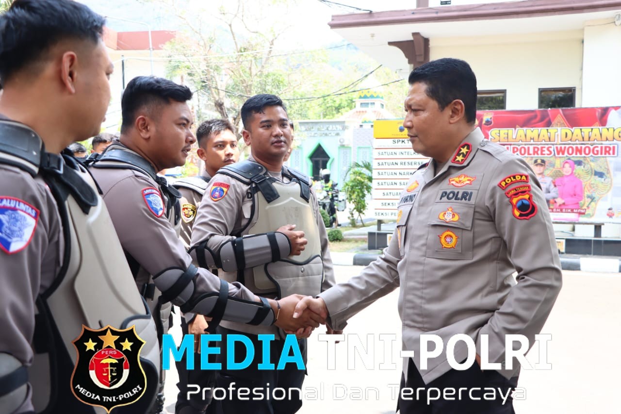 Kapolda Jateng Kunjungi Polres Wonogiri, Soroti Kesiapsiagaan Personel Hadapi Dinamika Situasi Nasional