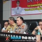 Kapolres Tulang bawang Barat Hadiri Rakor Kewaspadaan Dini Bersama Forkopimda