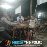 Polsek Air Besar Jaga Kamtibmas, Patroli Malam Jadi Ajang Silaturahmi