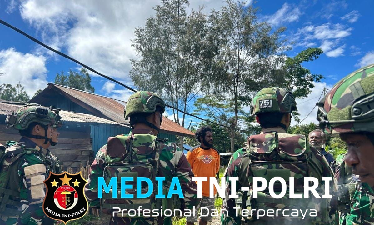 Anjangsana Pos Okpol ke Kampung & Puskesmas Kutdol Pererat Sinergi TNI, Nakes & Anak-Anak Papua
