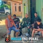 Babinsa Aktif Jalin Keakraban Lewat Komsos di Desa Bukit Beringin