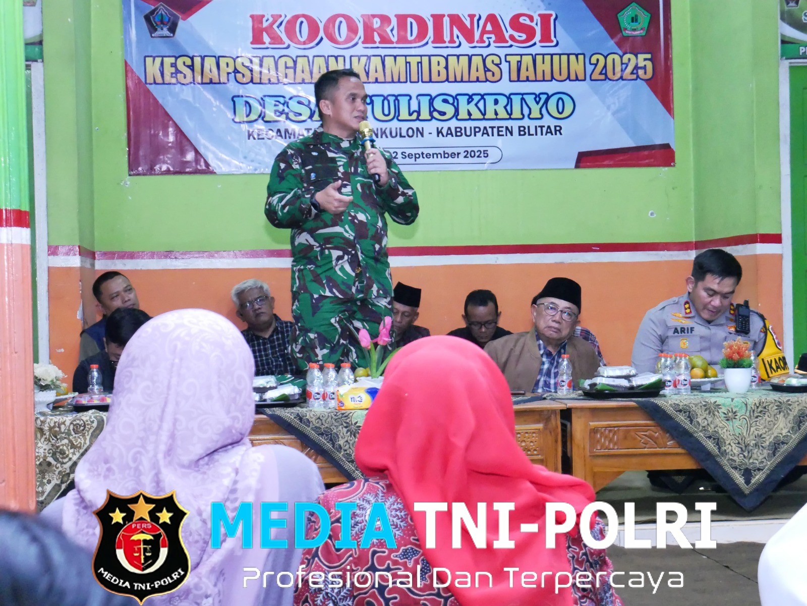 Kesiapsiagaan Kamtibmas, Gelar Pam Swakarsa Bersama Kodim 0808 Dan Forkopimda Blitar