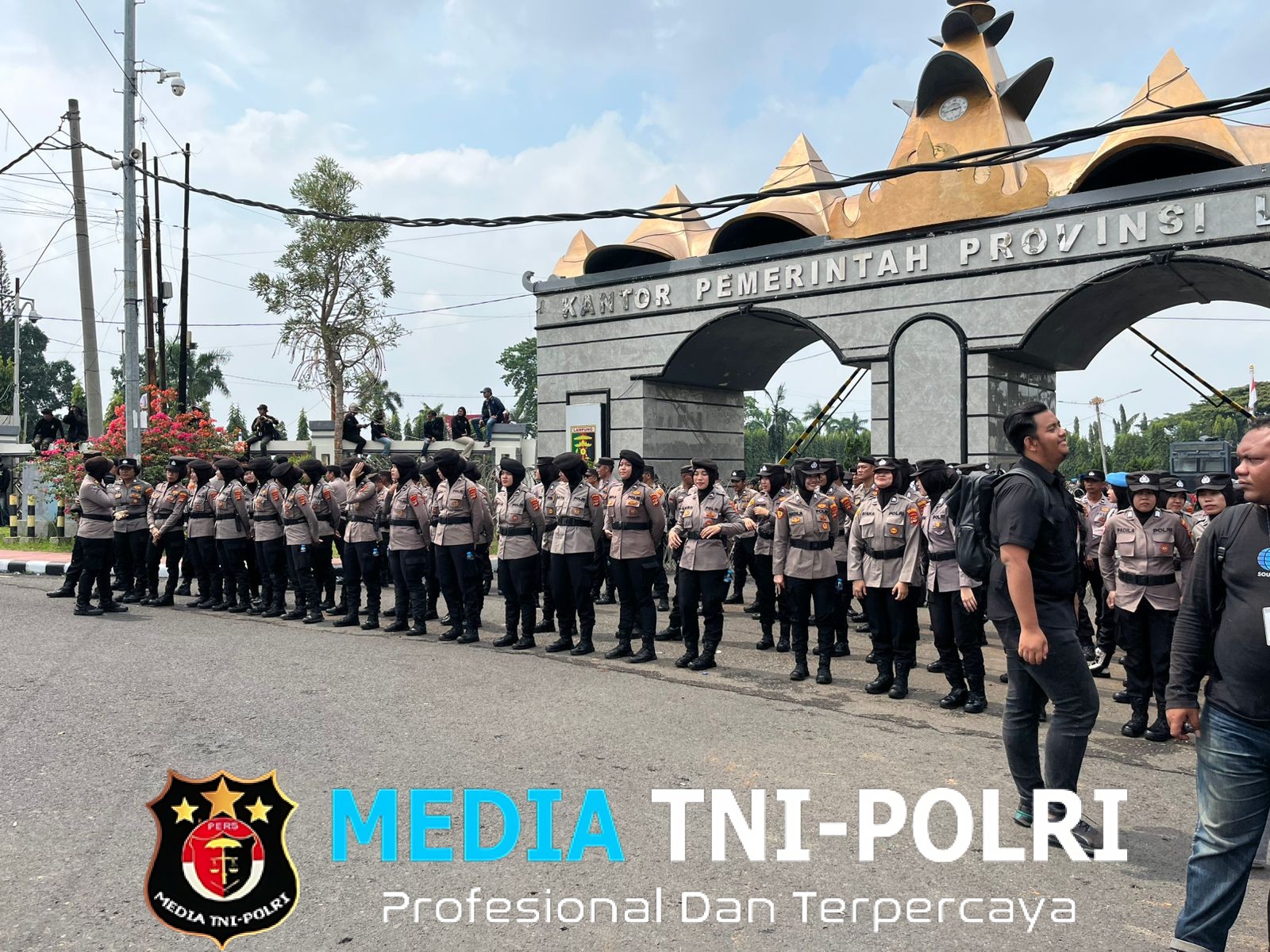 Warga Apresiasi Sikap Aparat Amankan Aksi Unjuk Rasa di DPRD Lampung Berlangsung Tertib dan Damai