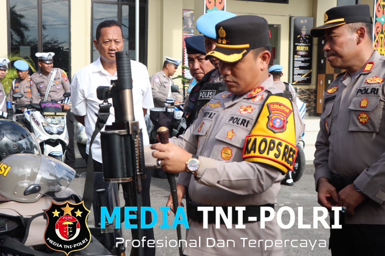 Polres Kotim Gelar Apel Pasukan dan Sarpras Ops Aman Nusa-I 2025