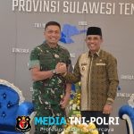 Pererat Sinergitas, Pangdam XXIII/Palaka Wira Bersilaturahmi Kunjungi Gubernur Sulawesi Tengah