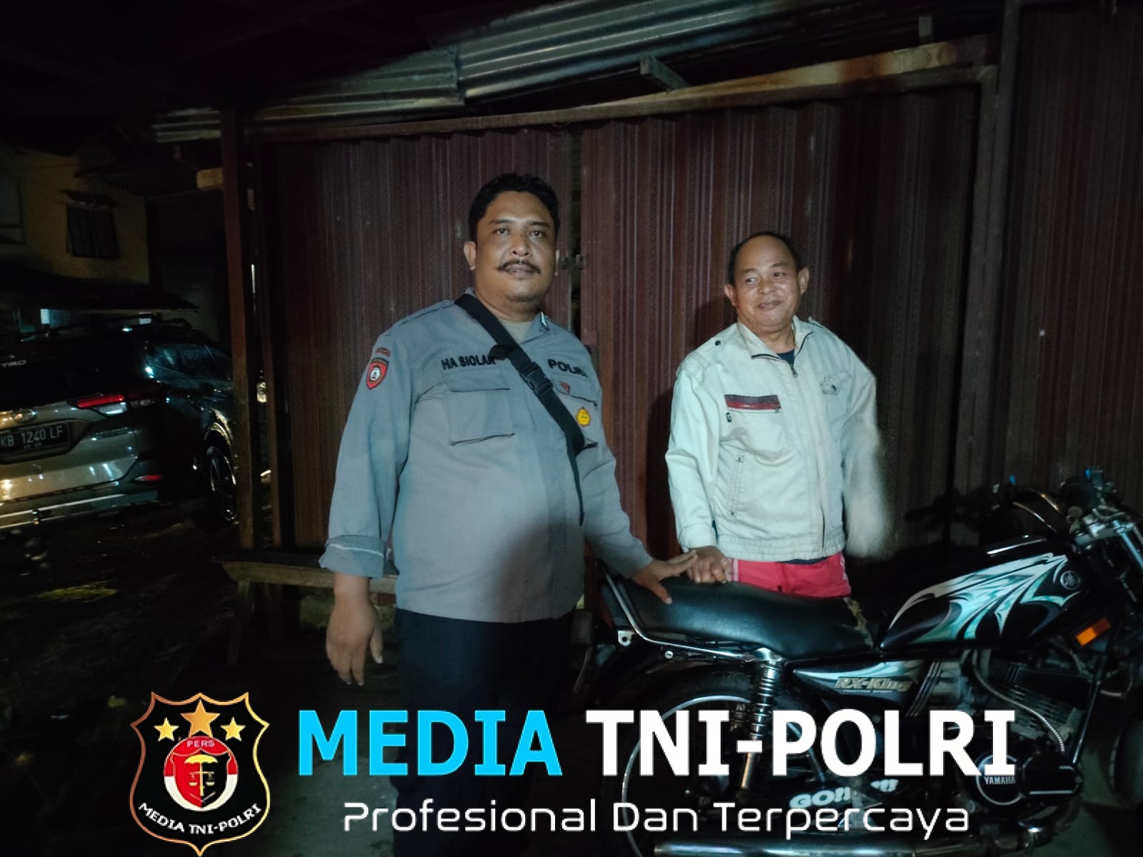Warga Rasakan Kehadiran Polisi, Patroli Malam Polsek Sengah Temila Disambut Positif