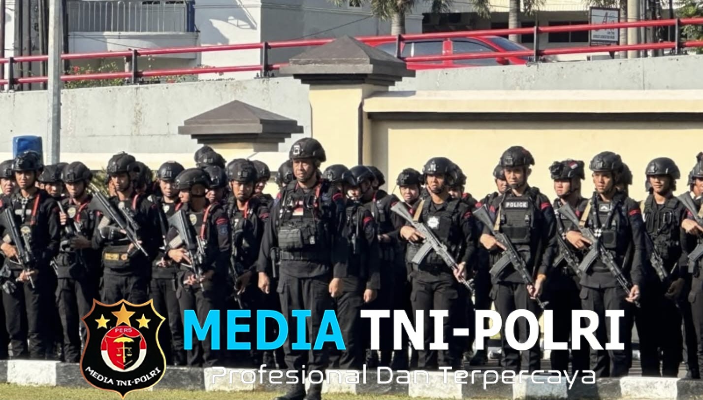 Polda Sumsel Gelar Apel Ops Aman Nusa 1 Musi Jaga Situasi Kamtibmas Kondusif