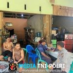 Kanit Binmas Polsek Meranti Sambangi Warga Jalin Silaturahmi Sampaikan Pesan Kamtibmas