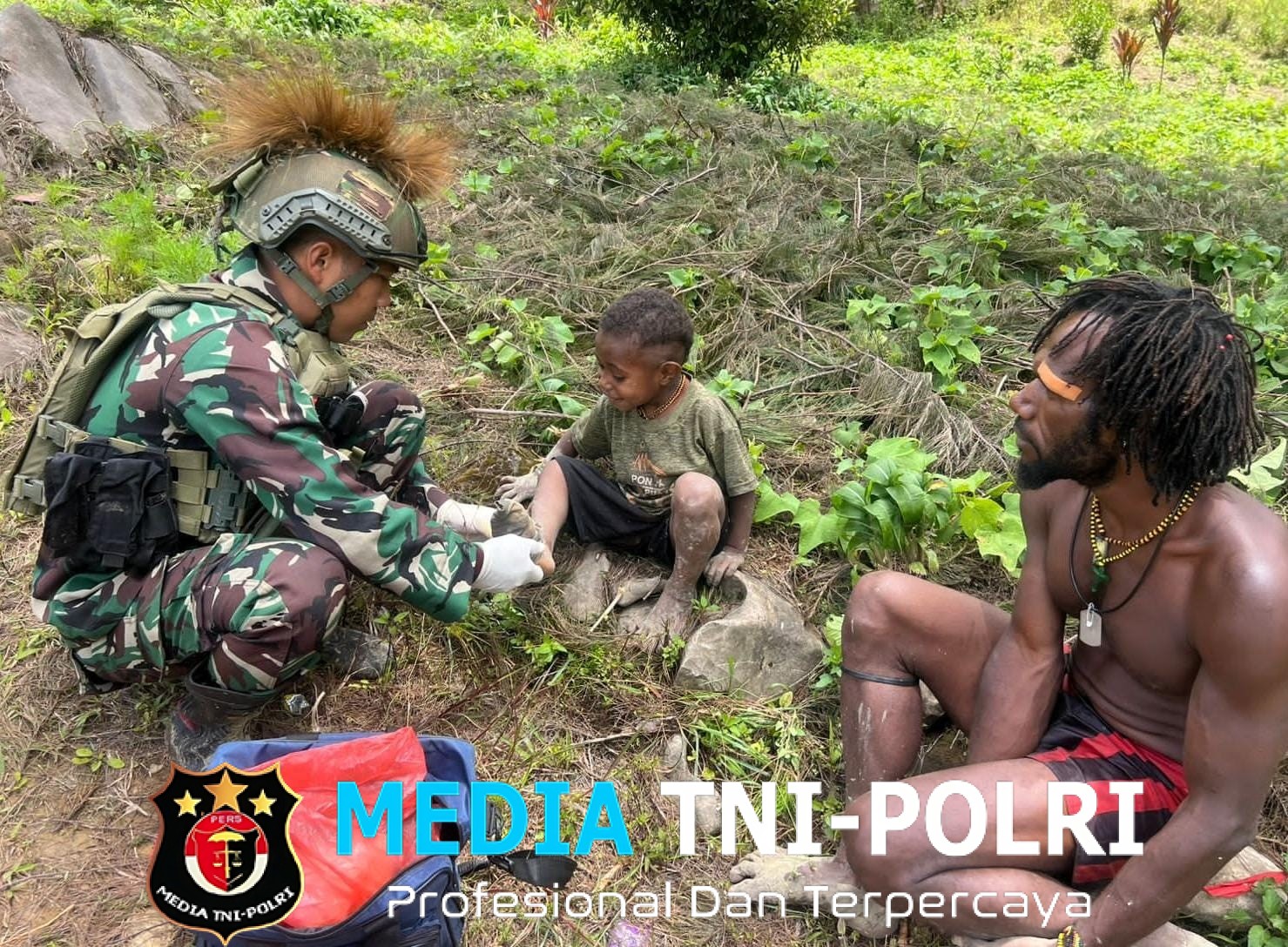 Dari Pos Wuloni, Tangan-Tangan Prajurit Menyembuhkan dan Merajut Asa di Lembah Ilaga