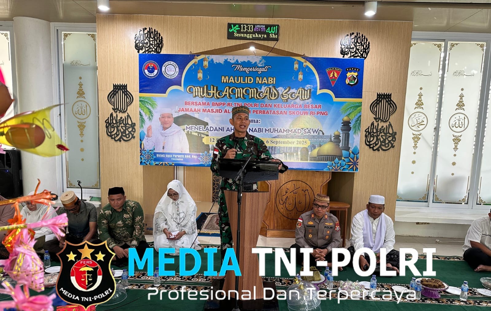 Cahaya Kebersamaan Melalui Peringatan Maulid Nabi Muhammad Di Perbatasan Papua